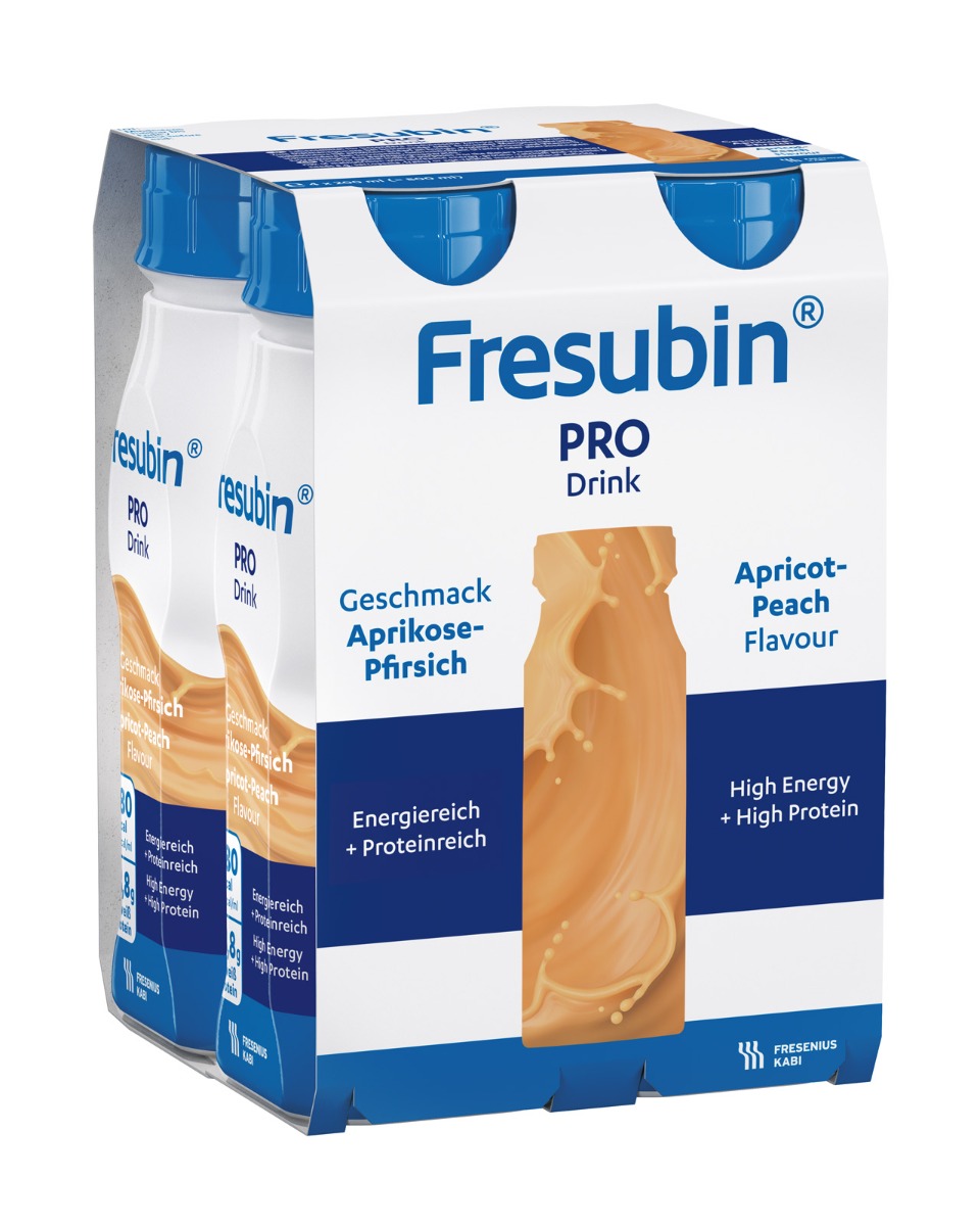 Fresubin PRO DRINK příchuť meruňkovo-broskvová 4x200 ml Fresubin