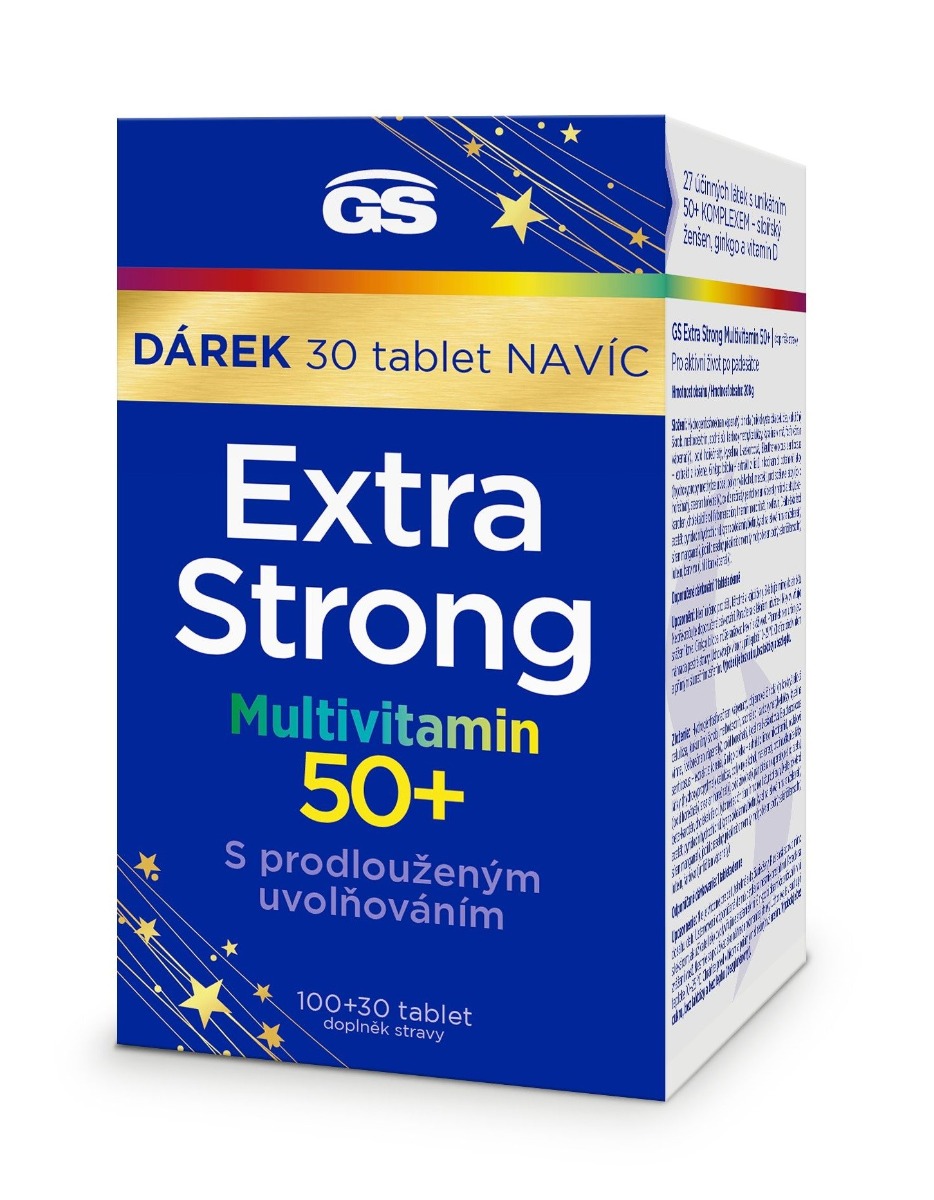 GS Extra Strong Multivitamin 50+ 100+30 tablet GS