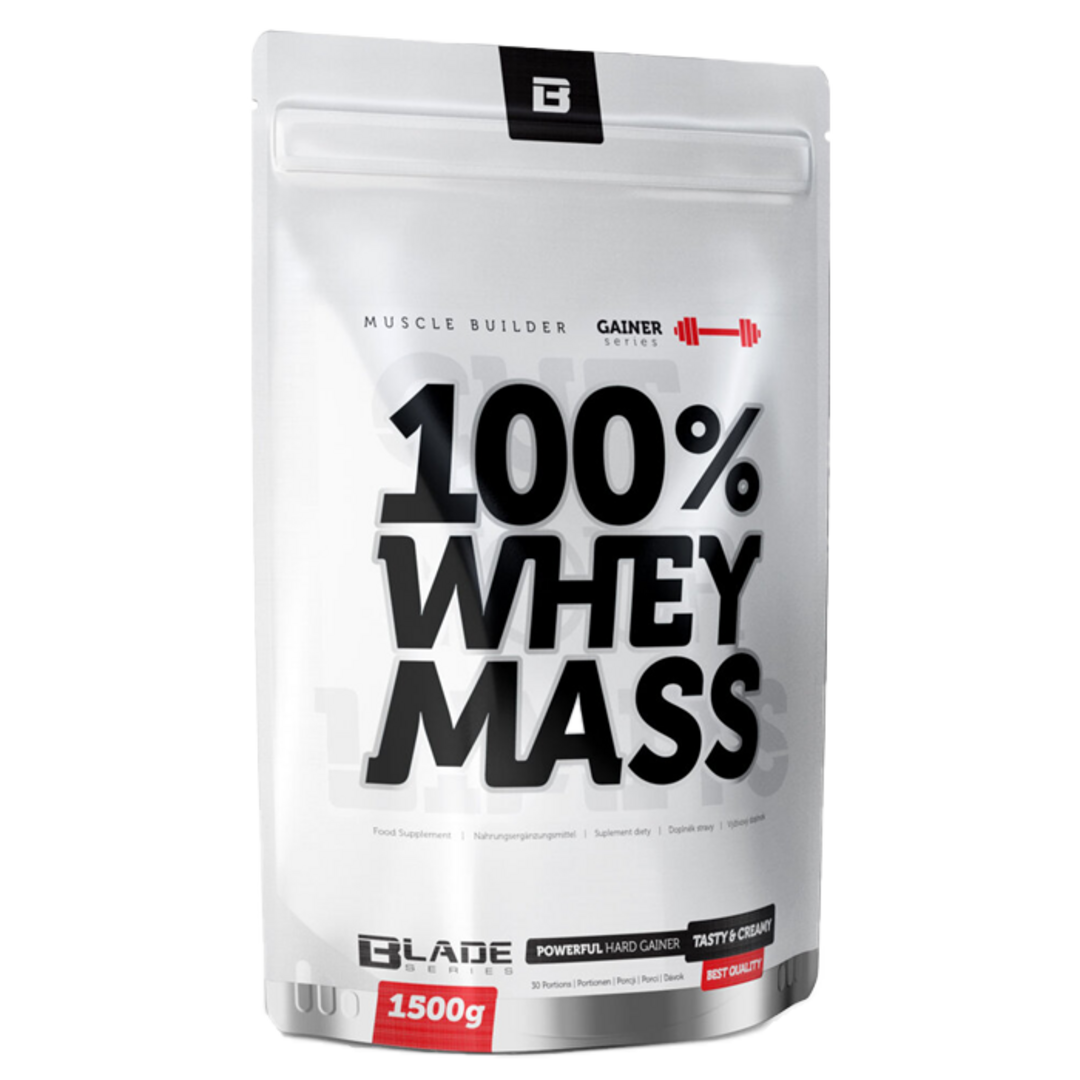 HiTec Nutrition 100% Whey mass gainer 1500g - bílá čokoláda HiTec Nutrition