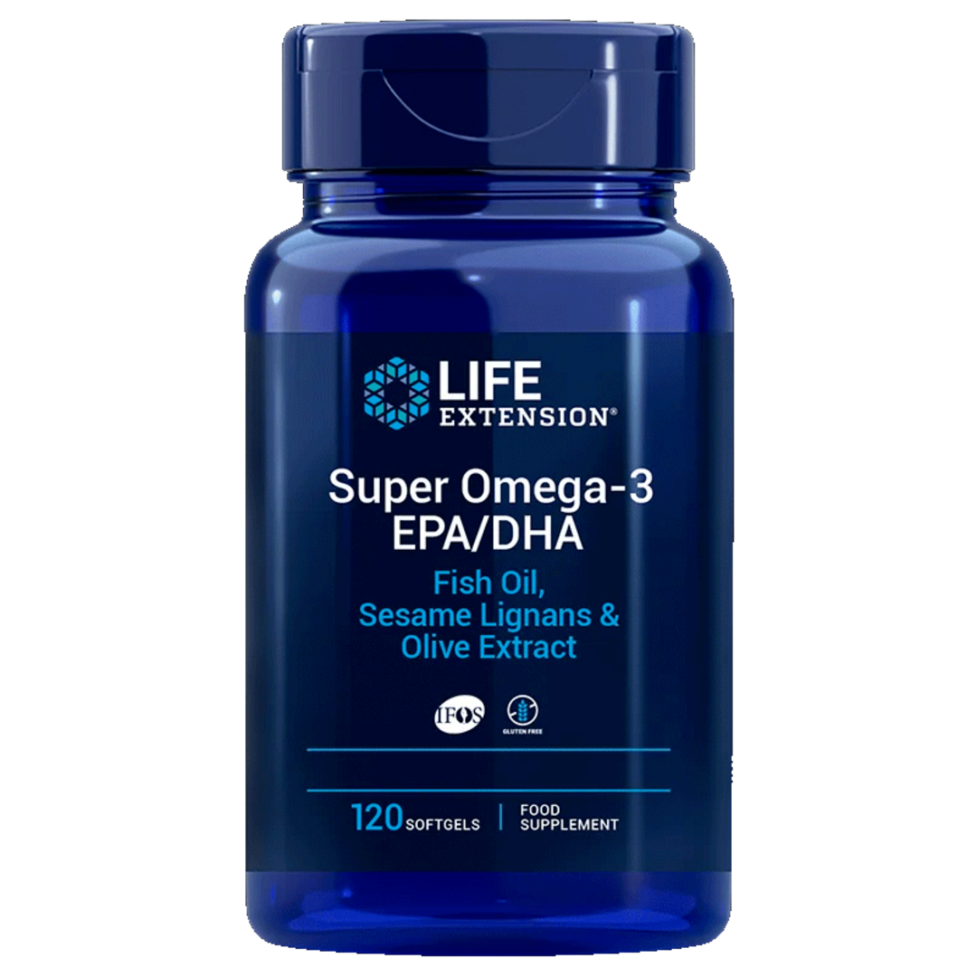 Life Extension Super Omega-3 EPA/DHA with Sesame Lignans & Olive Extract Life Extension