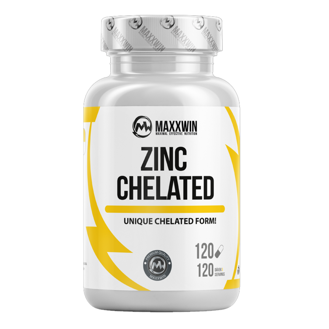 MAXXWIN Zinc Chelated - 120 kapslí MAXXWIN