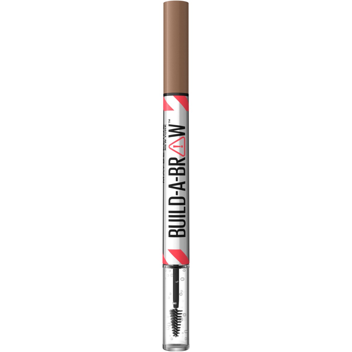 Maybelline Eye Studio Build A Brow 255 Soft Brown fix a gel na obočí 1 ks Maybelline