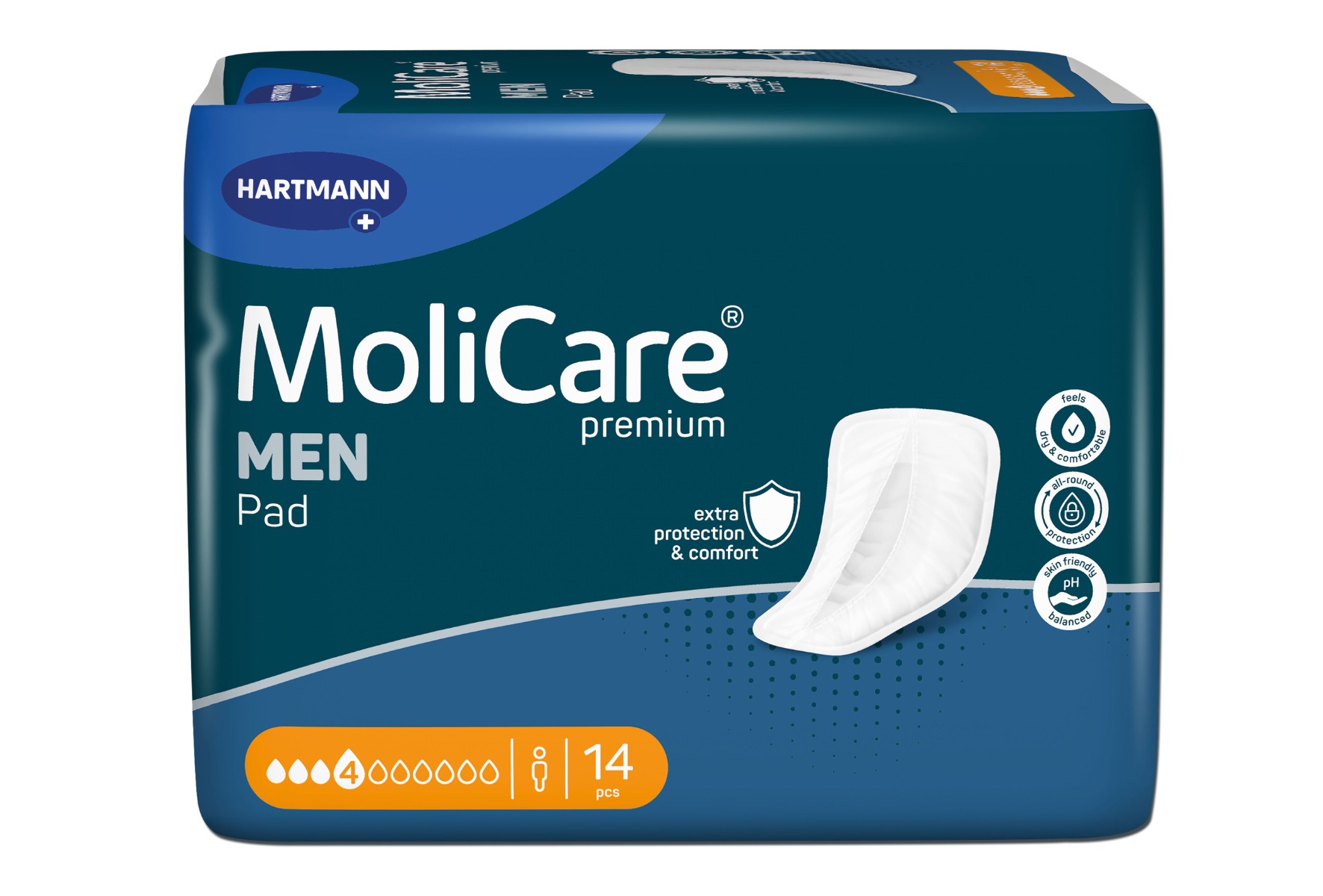 MoliCare Men 4 kapky absorpční vložky 14 ks MoliCare