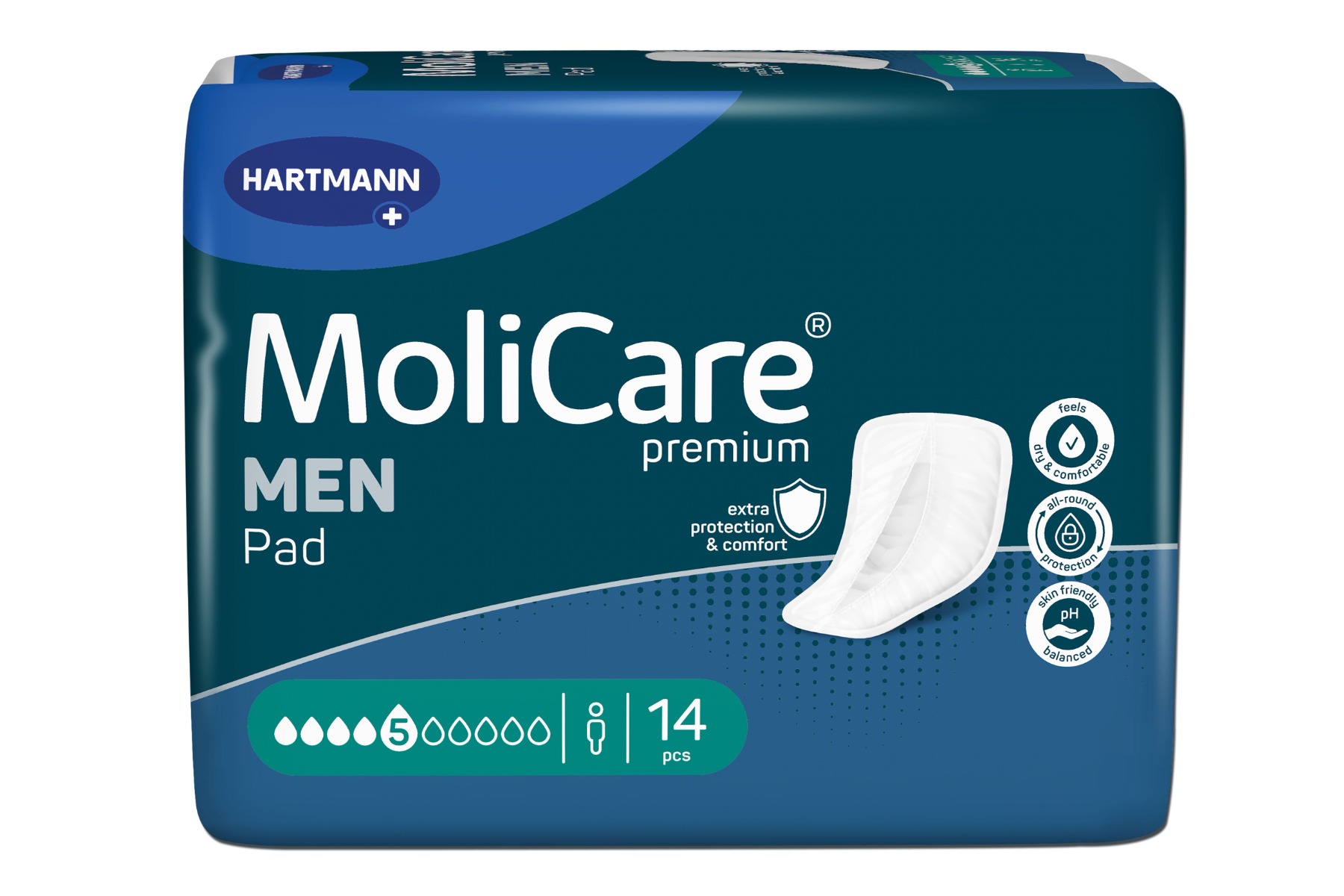 MoliCare Men 5 kapek absorpční vložky 15 ks MoliCare