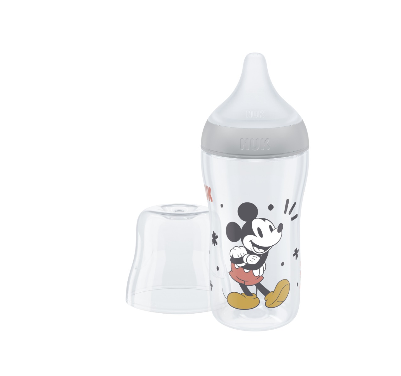 NUK Perfect Match Láhev Mickey mix barev 3m+ 260 ml 1 ks NUK