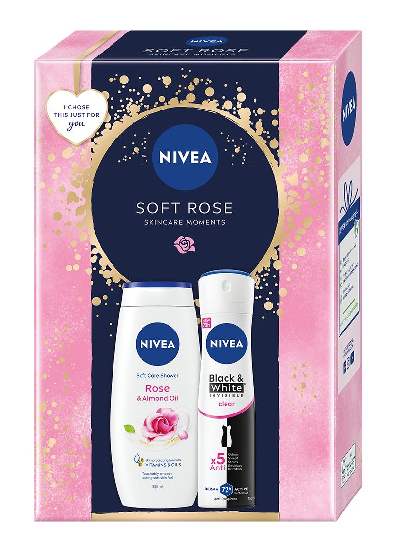 Nivea Box Soft Rose 2024 dárková sada 2 ks Nivea