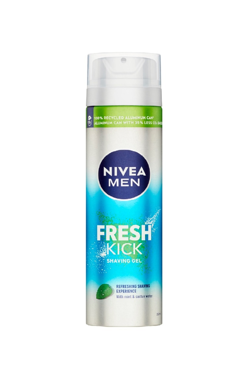 Nivea Men Fresh Kick gel na holení pro muže 200 ml Nivea