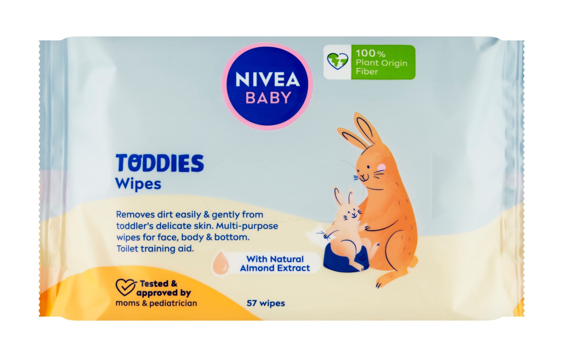 Nivea baby Toddies čisticí ubrousky 57 ks Nivea baby