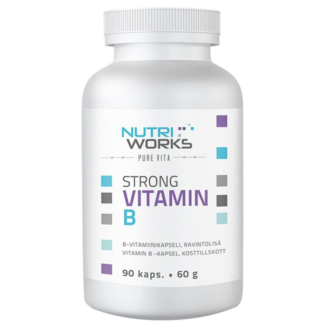 NutriWorks Strong Vitamin B - 90 kapslí NutriWorks