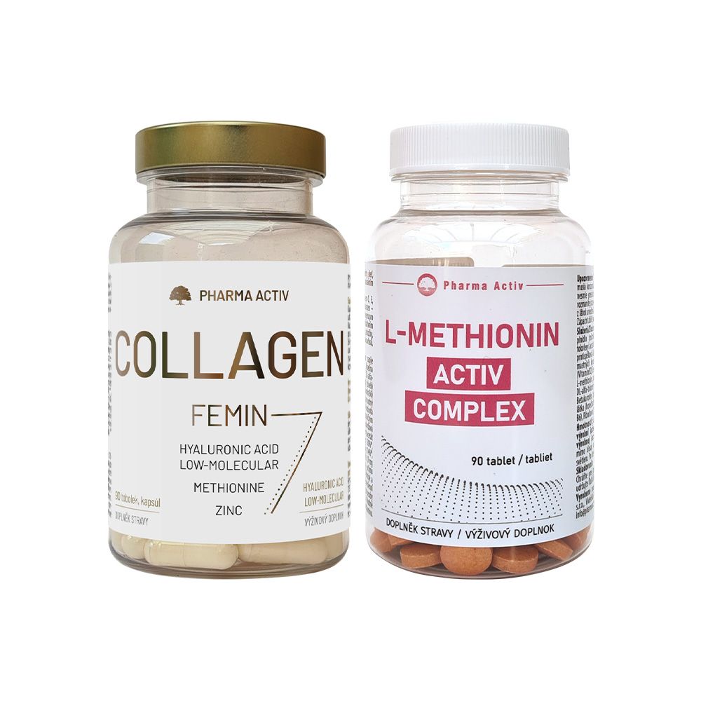 Pharma Activ Collagen Femin + L-methionin Activ Complex 90 tobolek + 90 tablet Pharma Activ