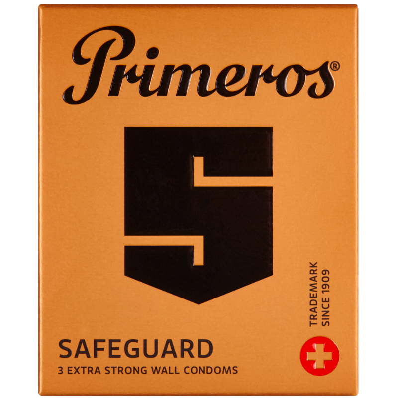 Primeros Safeguard – zesílené kondomy (3 ks) Primeros