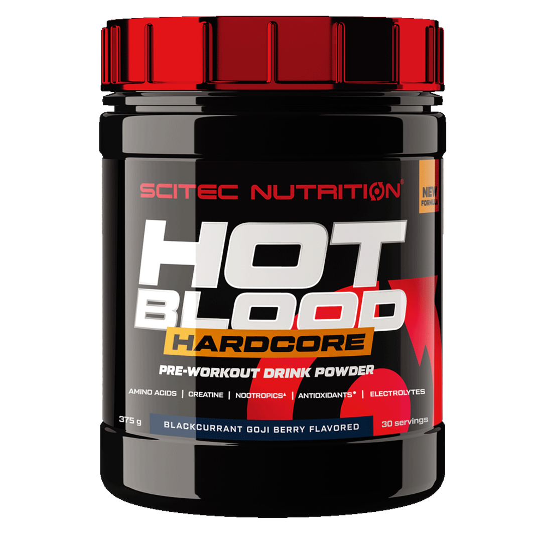 Scitec Nutrition Hot Blood Hardcore 375g - černý rybíz