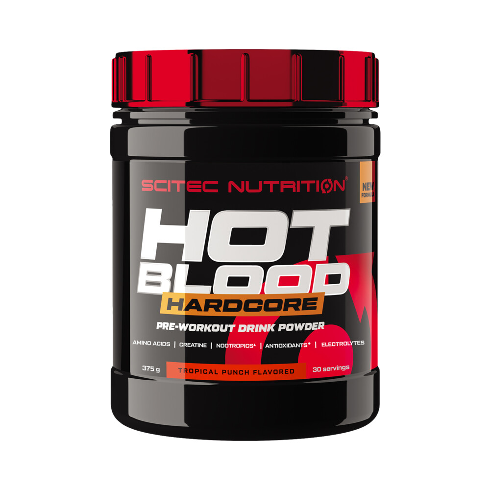 Scitec Nutrition Hot Blood Hardcore 375g - pomeranč Scitec Nutrition