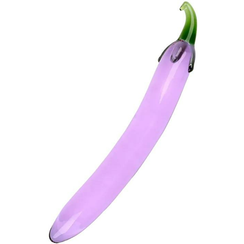 Sexy Elephant Skleněné dildo Mr. Eggplant (19 cm) Sexy Elephant