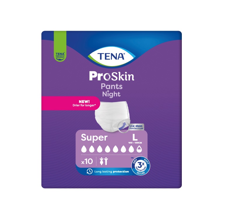 Tena Pants ProSkin Night Super L inkontinenční kalhotky 10 ks Tena