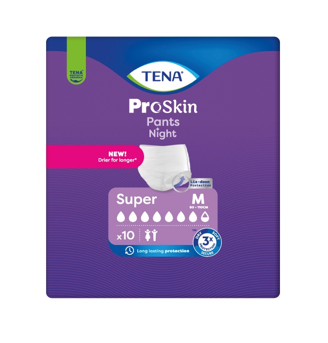 Tena Pants ProSkin Night Super M inkontinenční kalhotky 10 ks Tena