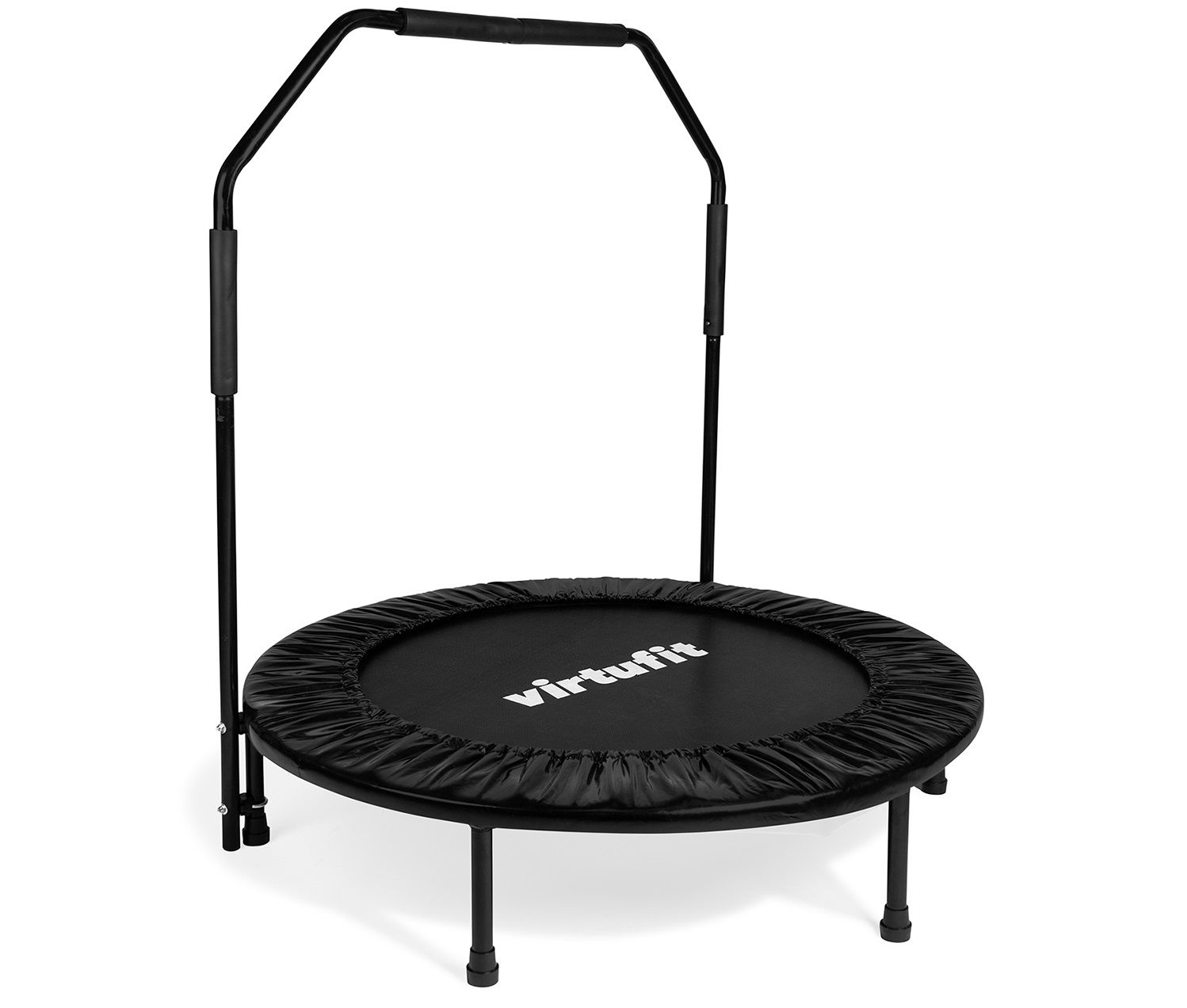 VIRTUFIT Skládací Trampolína S Držadlem 100 Cm Černá VIRTUFIT