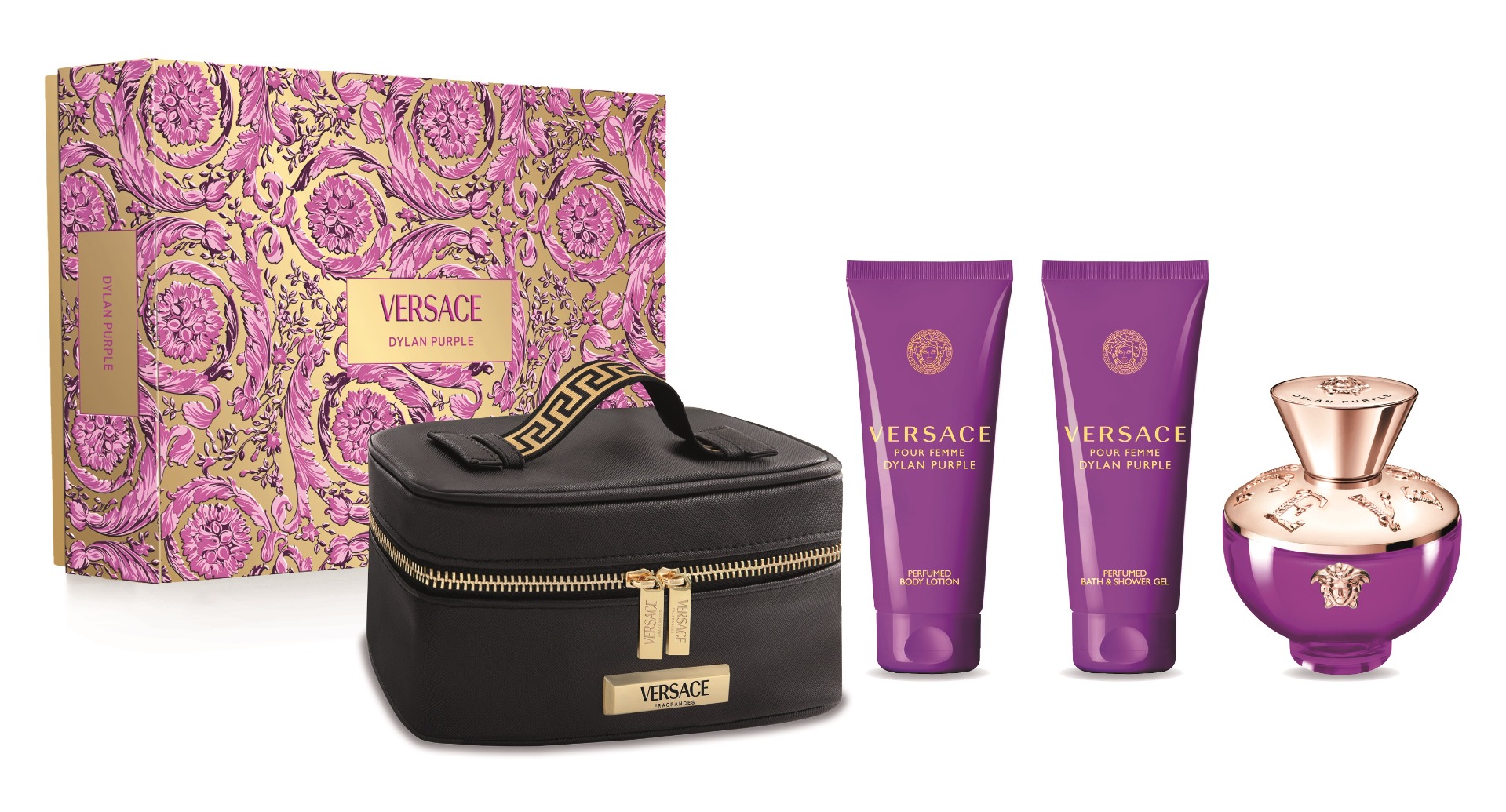 Versace Dylan Purple dárkový set pro ženy 4 ks Versace