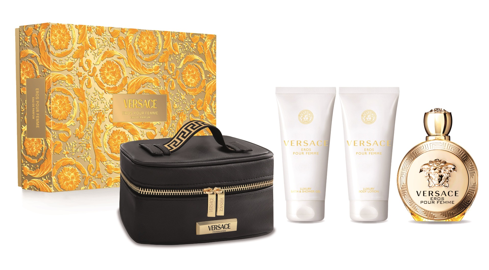 Versace Eros pour Femme dárkový set pro ženy 4 ks Versace