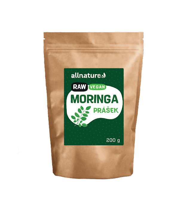 Allnature Moringa RAW prášek 200 g Allnature