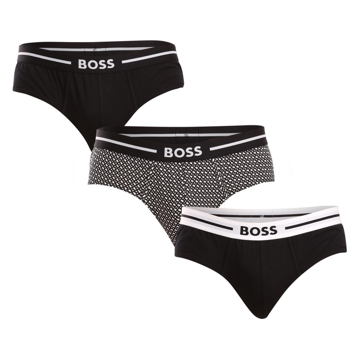 BOSS 3PACK pánské slipy vícebarevné (50520164 962) XL BOSS