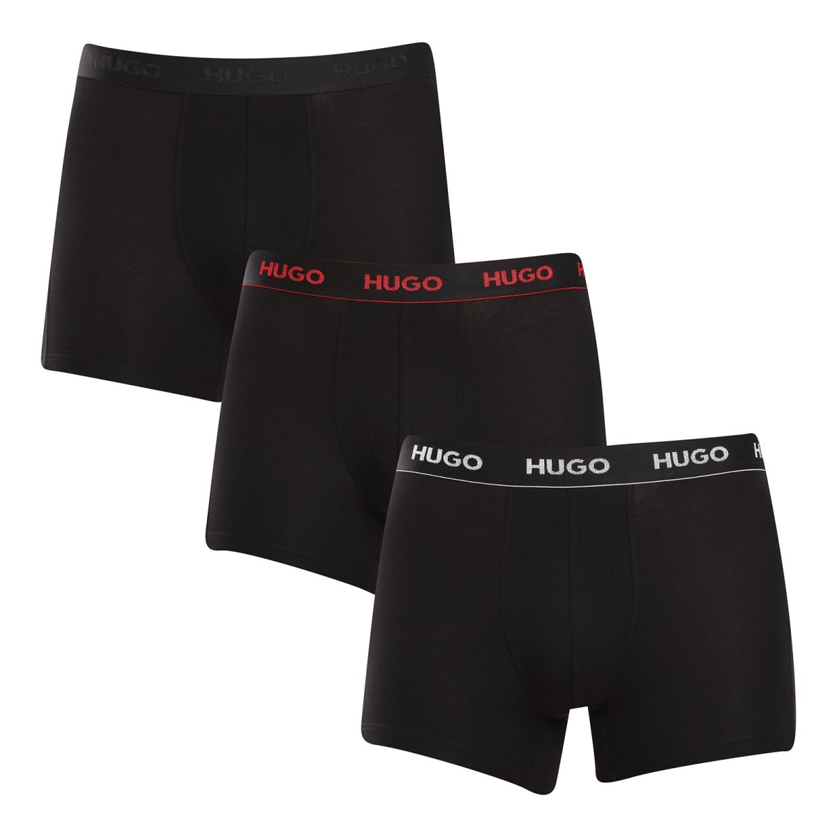 HUGO 3PACK pánské boxerky černé (50517886 991) M HUGO