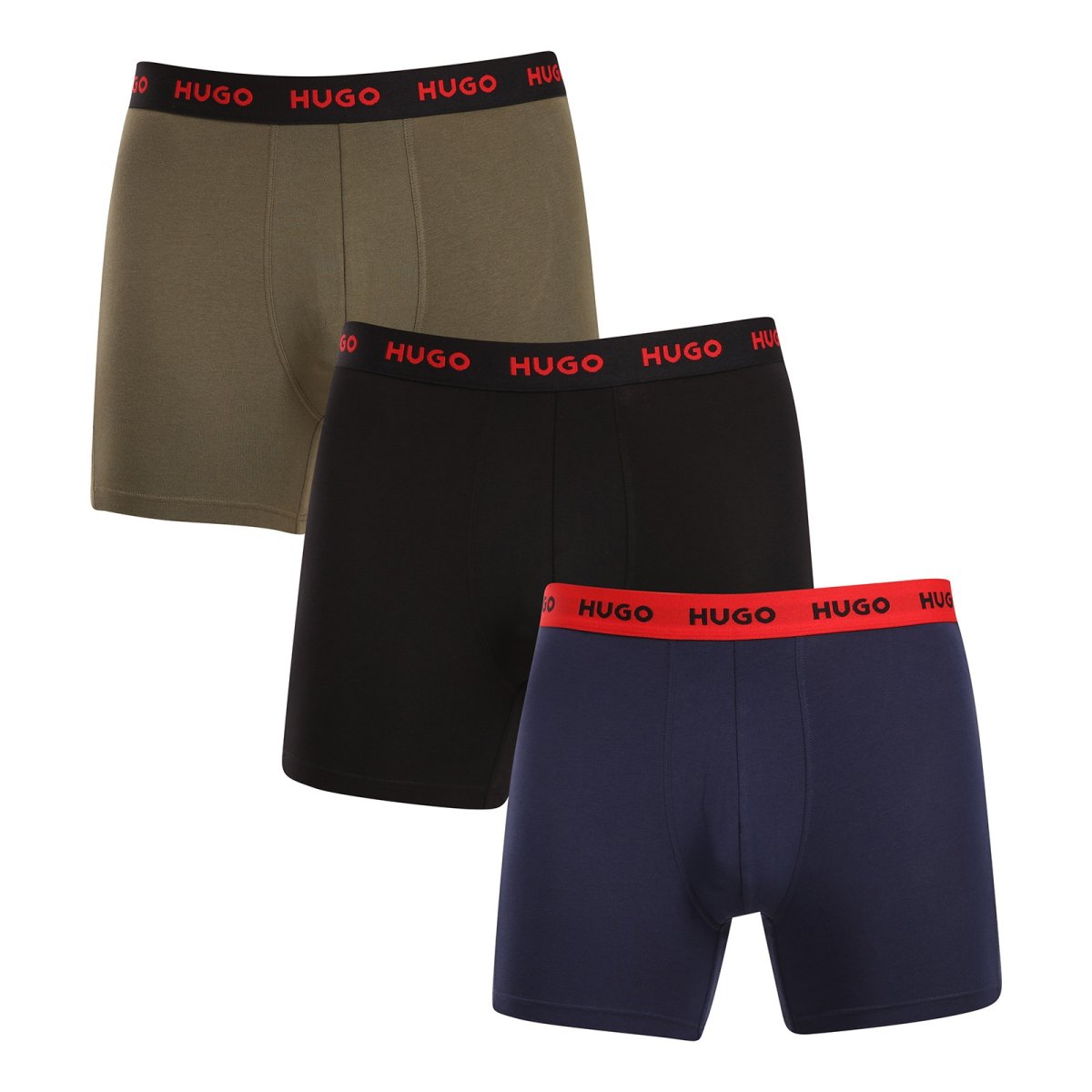 HUGO 3PACK pánské boxerky vícebarevné (50517886 966) L HUGO