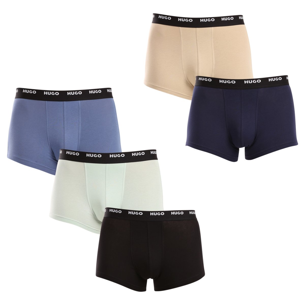 HUGO 5PACK pánské boxerky vícebarevné (50479944 981) L HUGO